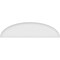 Ekena Millwork Elliptical Smooth Architectural Grade PVC Pediment, 66"W x 17-1/2"H x 2"P PEDPS066X175ELL00 - alternate 2